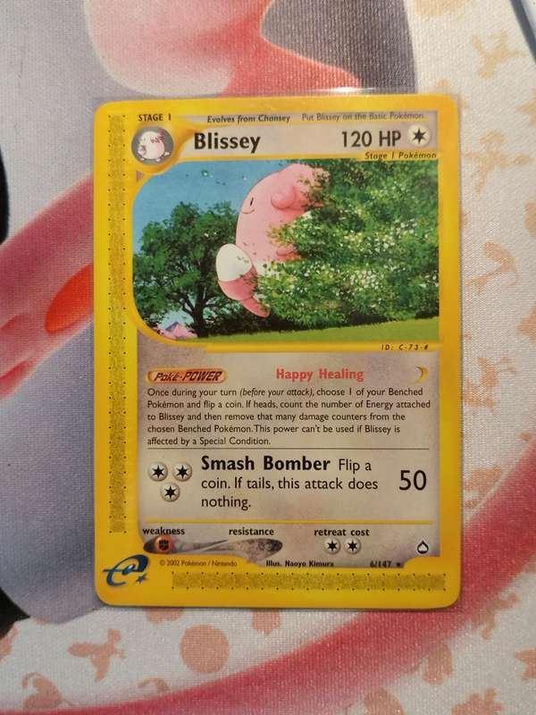 Pokemon Trading Card Game - Blissey #6 Pokemon Aquapolis