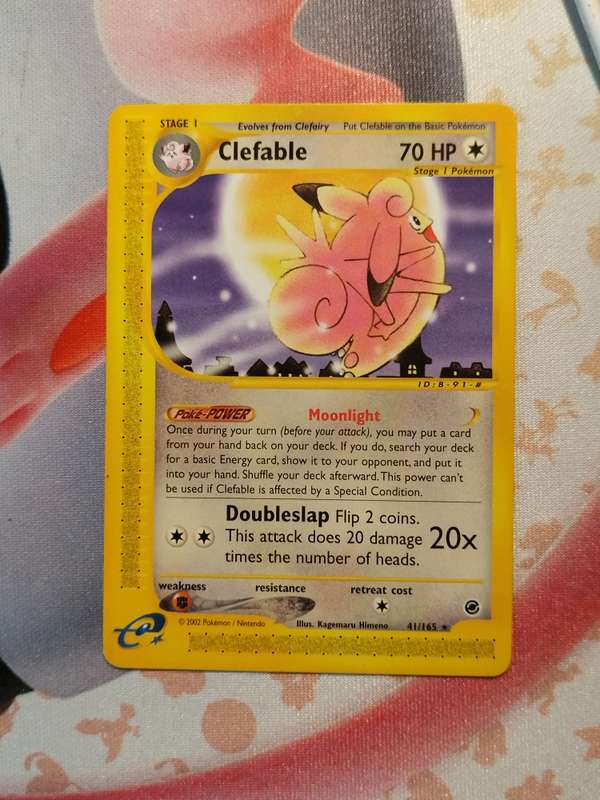 Pokemon Trading Card Game - Clefable #41 Pokemon Expedition
