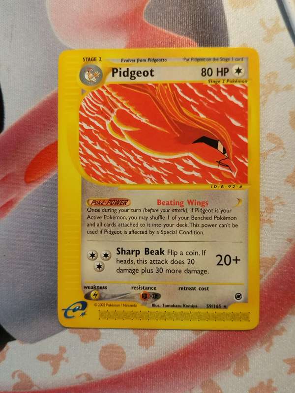 Pokemon Trading Card Game - Pidgeot #59 Pokemon Expedition