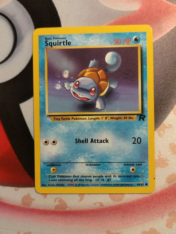 Pokemon Trading Card Game - Squirtle #68 Pokemon Team Rocket (2)
