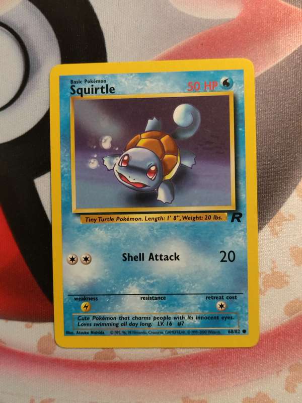 Pokemon Trading Card Game - Squirtle #68 Pokemon Team Rocket (1)