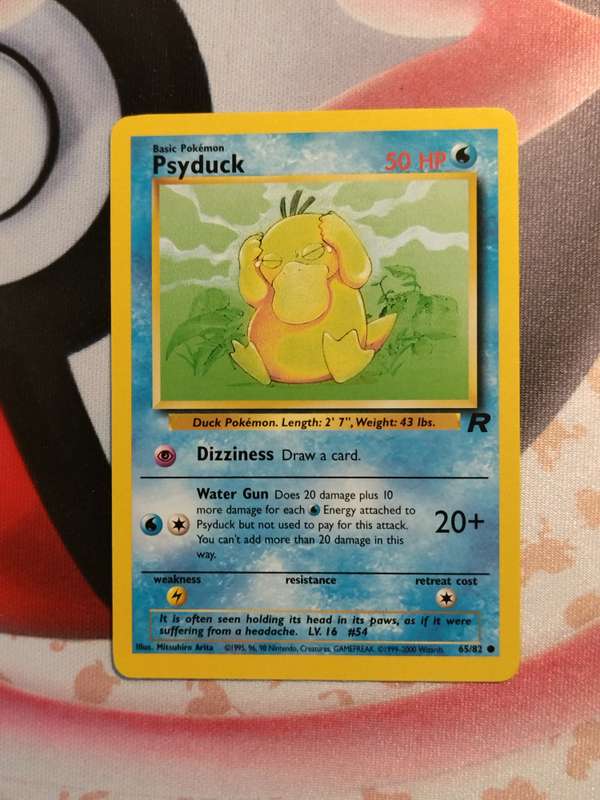 Pokemon Trading Card Game - Psyduck #65 Pokemon Team Rocket (6)