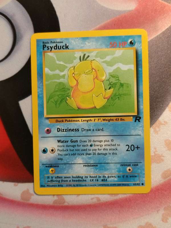 Pokemon Trading Card Game - Psyduck #65 Pokemon Team Rocket (5)