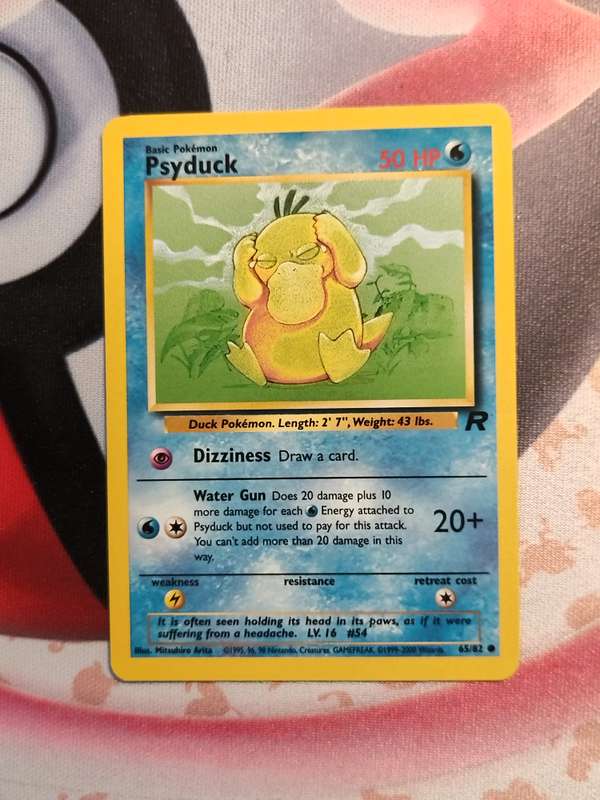 Pokemon Trading Card Game - Psyduck #65 Pokemon Team Rocket (2)