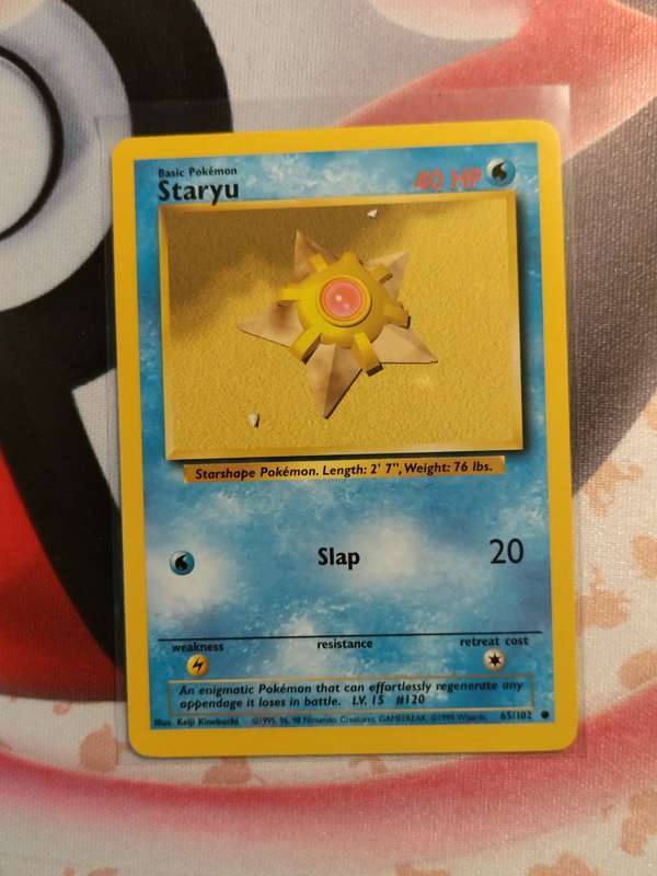 Pokemon Trading Card Game - Staryu #65 Pokemon Base Set (1)