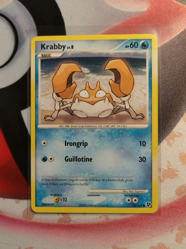 Pokemon Trading Card Game - Krabby #75 Pokemon Great Encounters