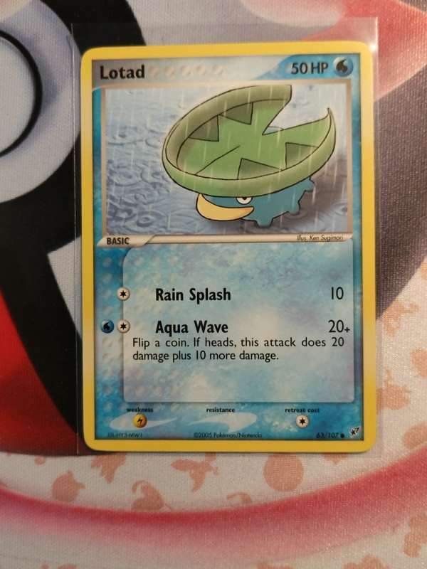 Pokemon Trading Card Game - Lotad #63 Pokemon Deoxys