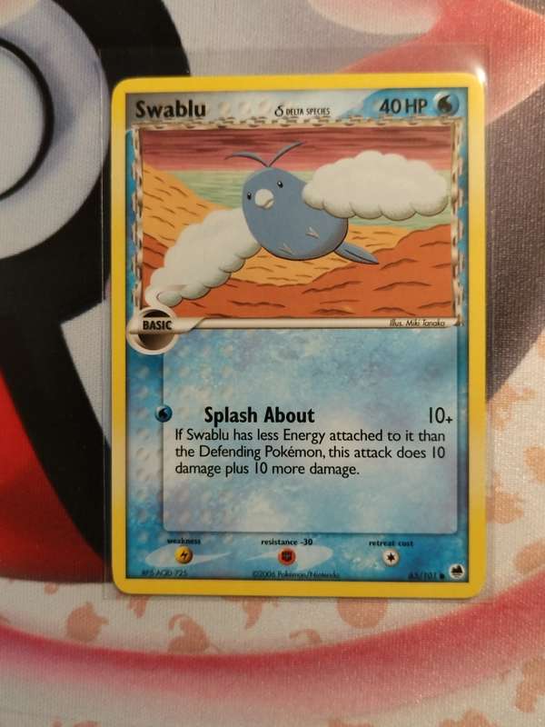 Pokemon Trading Card Game - Swablu #65 Pokemon Dragon Frontiers