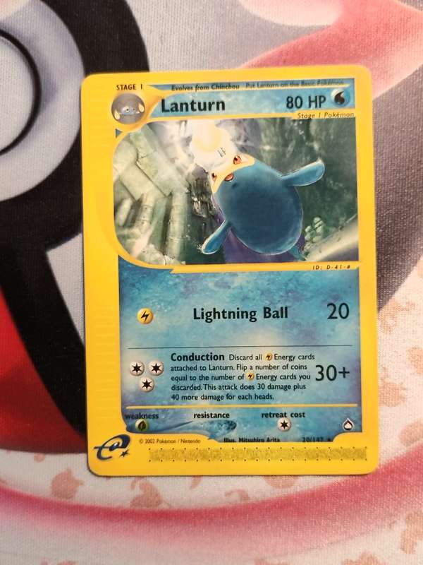 Pokemon Trading Card Game - Lanturn #20 Pokemon Aquapolis