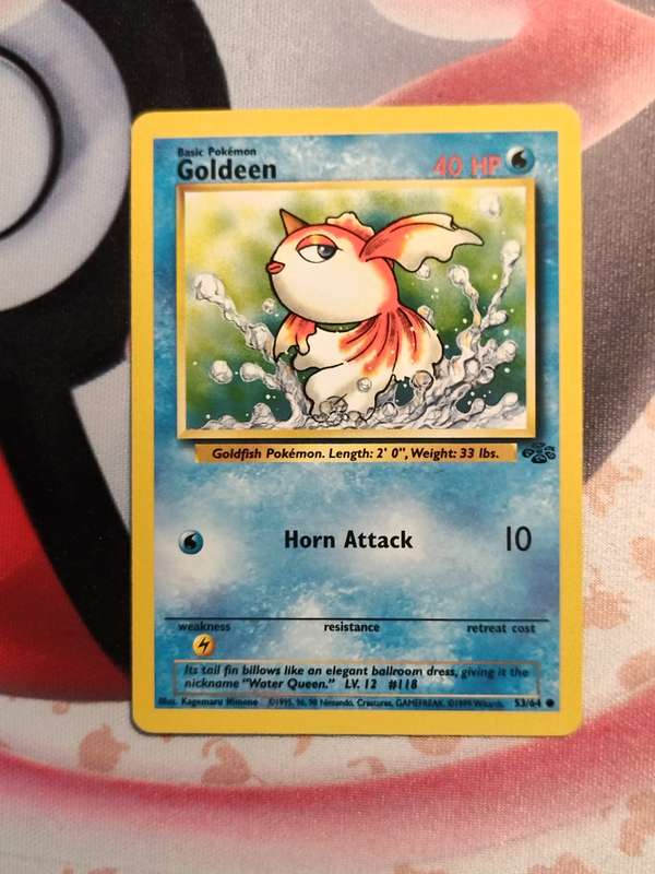 Pokemon Trading Card Game - Goldeen #53 Pokemon Jungle (2)