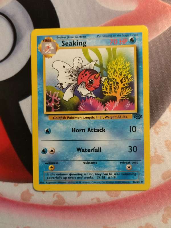 Pokemon Trading Card Game - Seaking #46 Pokemon Jungle (2)
