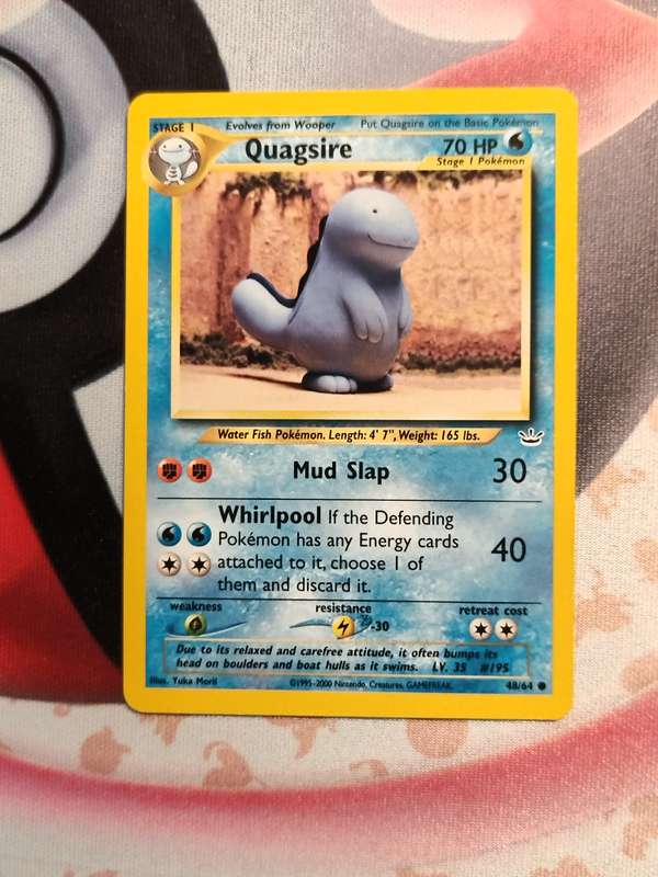 Pokemon Trading Card Game - Quagsire #48 Pokemon Neo Revelation