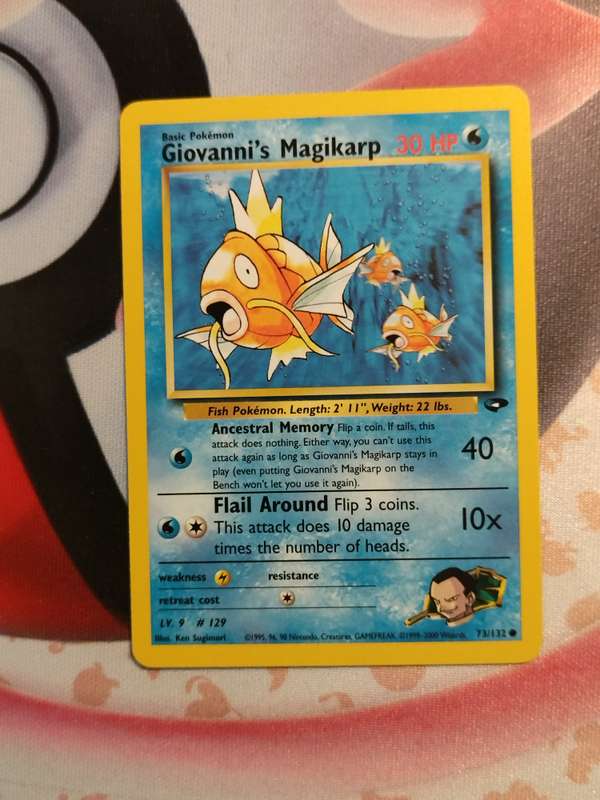 Pokemon Trading Card Game - Giovanni's Magikarp #73 Pokemon Gym Challenge