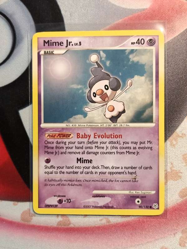 Pokemon Trading Card Game - Mime Jr. #90 Pokemon Diamond & Pearl
