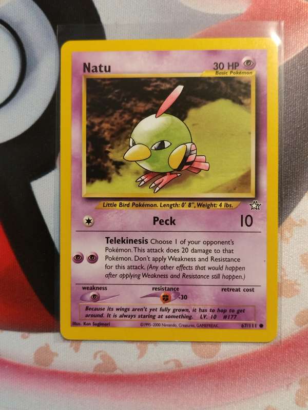 Pokemon Trading Card Game - Natu #67 Pokemon Neo Genesis (3)