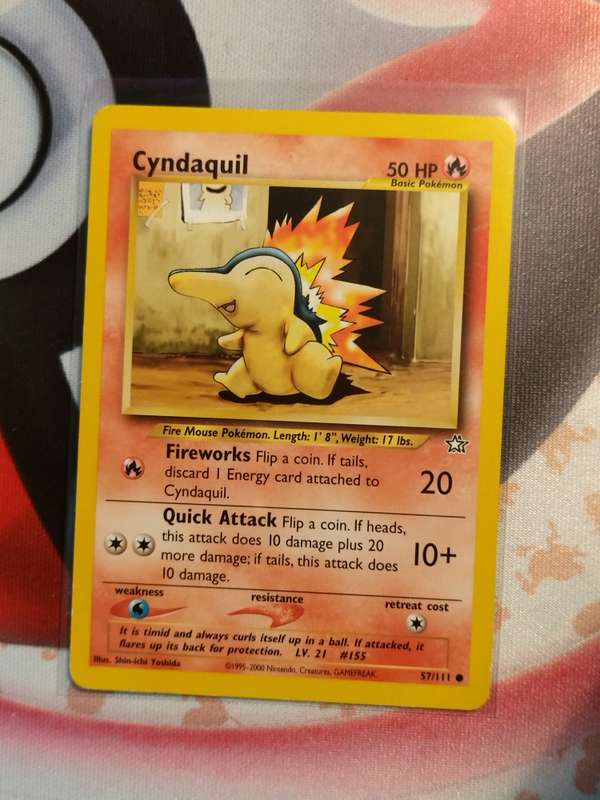Pokemon Trading Card Game - Cyndaquil #57 Pokemon Neo Genesis (2)