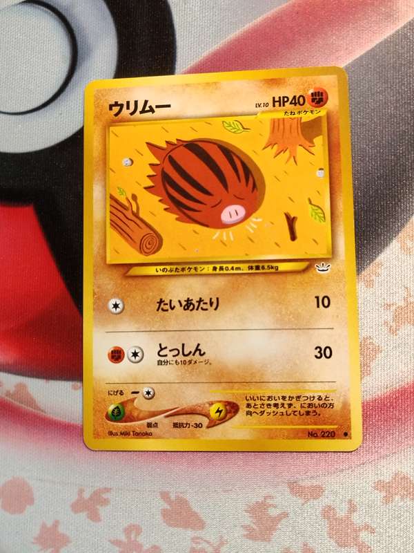 Pokemon Trading Card Game - Vintage Common (Japanese) - Swinub Neo Revelation Pokemon Card #220
