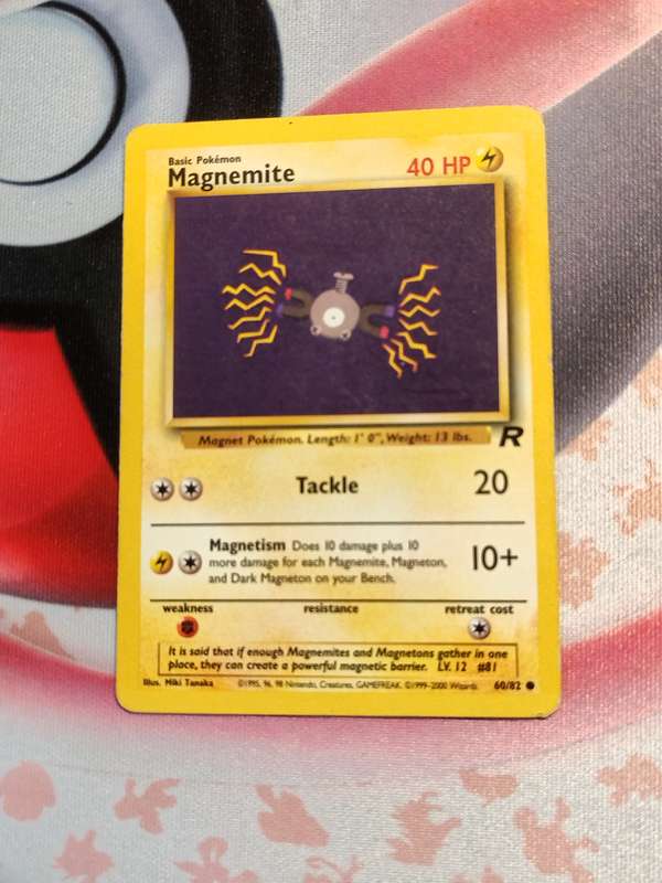 Pokemon Trading Card Game - Magnemite #60 Pokemon Team Rocket