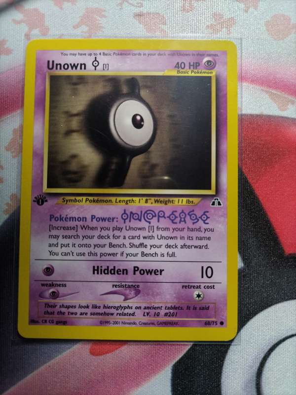 Pokemon Trading Card Game - Unown I [1st Edition] #68 Pokemon Neo Discovery