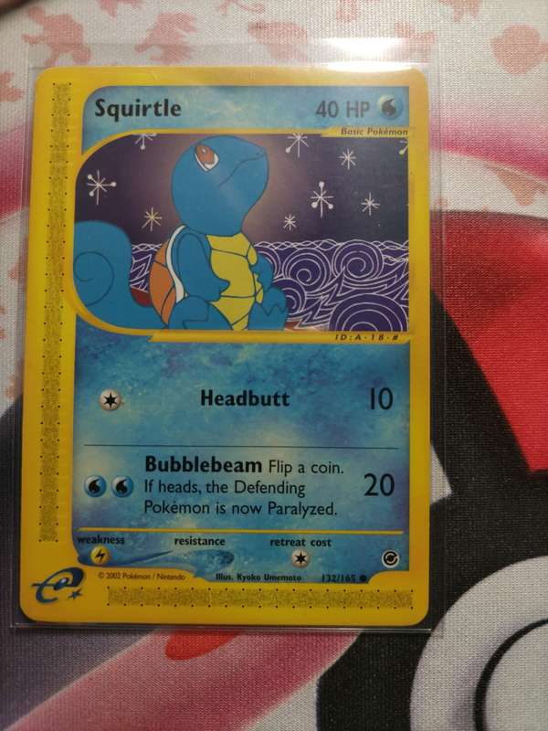 Pokemon Trading Card Game - Squirtle #132 Pokemon Expedition