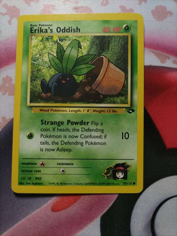 Pokemon Trading Card Game - Erika's Oddish #70 Pokemon Gym Challenge - 2