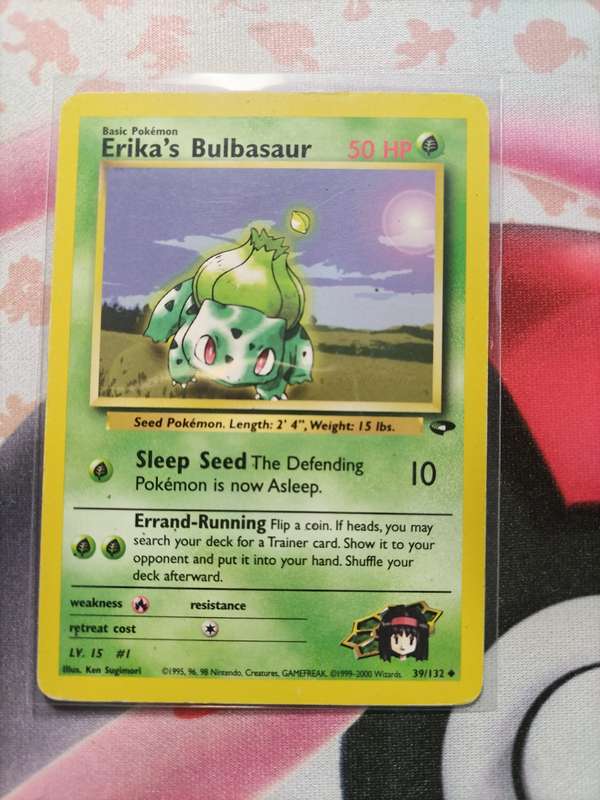 Pokemon Trading Card Game - Erika's Bulbasaur #39 Pokemon Gym Challenge