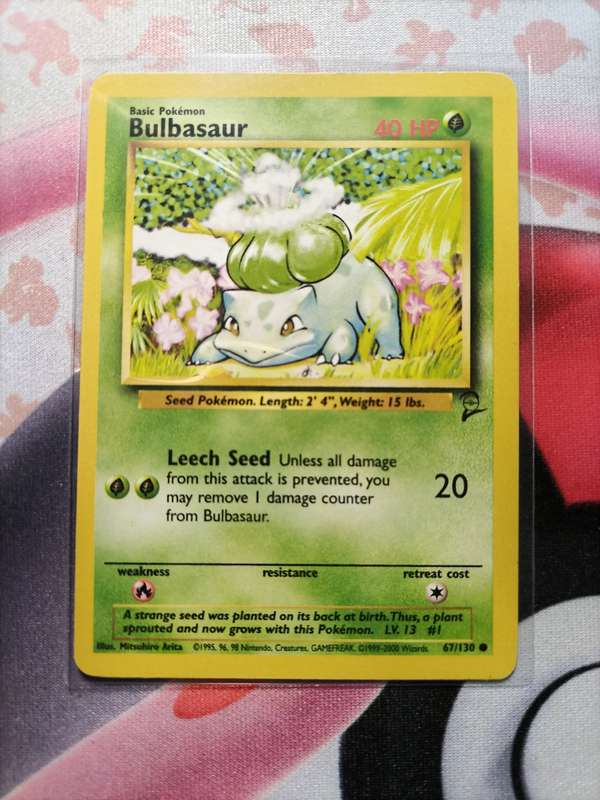 Pokemon Trading Card Game - Bulbasaur #67 Pokemon Base Set 2 - 2