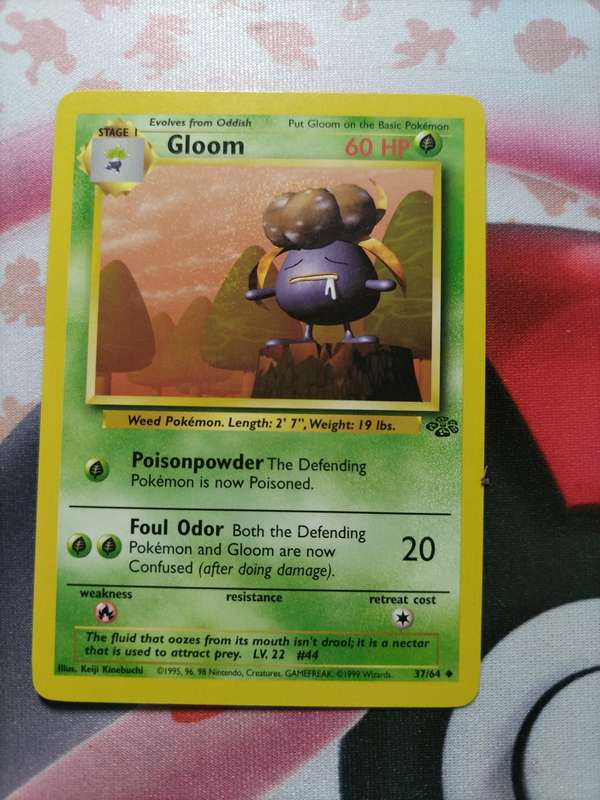 Pokemon Trading Card Game - Gloom #37 Pokemon Jungle - 1