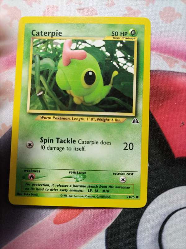 Pokemon Trading Card Game - Caterpie #53 Pokemon Neo Discovery - 1