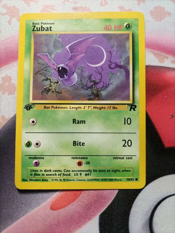 Pokemon Trading Card Game - Zubat [1st Edition] #70 Pokemon Team Rocket