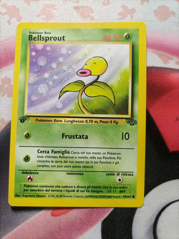 Pokemon Trading Card Game - Bellsprout [1st Edition] #49 Pokemon Jungle - Italian