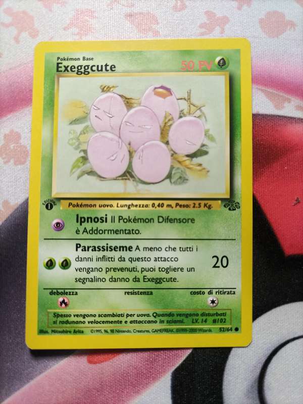 Pokemon Trading Card Game - Exeggcute [1st Edition] #52 Pokemon Jungle - Italian