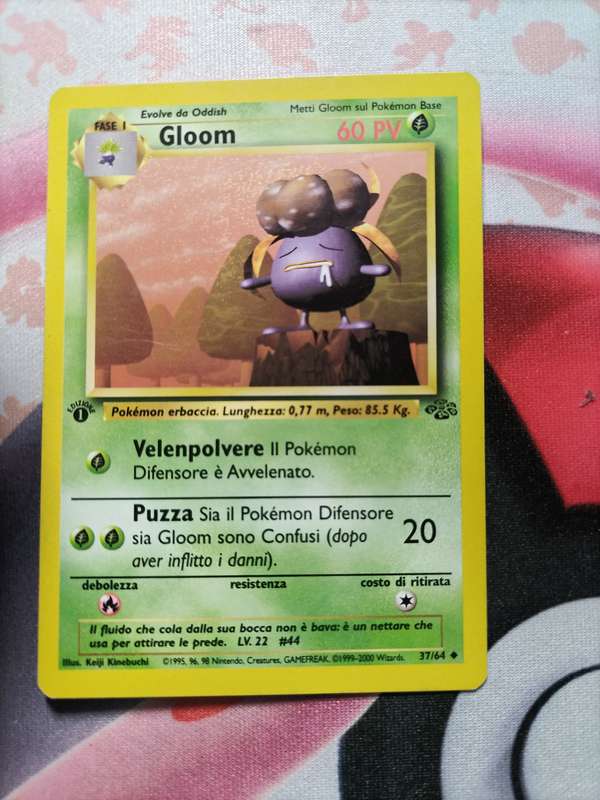Pokemon Trading Card Game - Gloom [1st Edition] #37 Pokemon Jungle - Italian