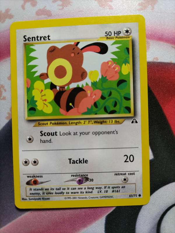 Pokemon Trading Card Game - Sentret #63 Pokemon Neo Discovery