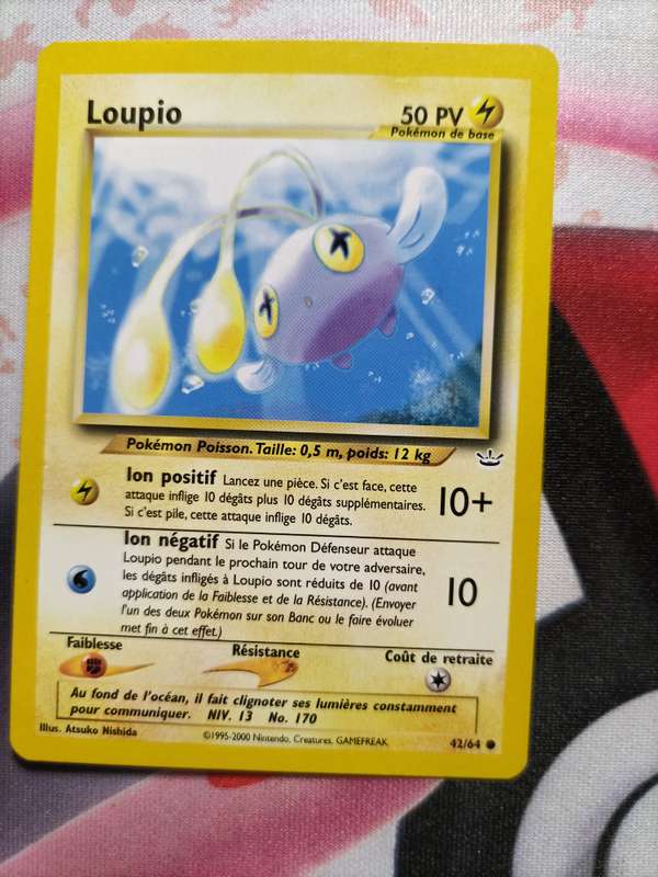 Pokemon Trading Card Game -  Chinchou #42 Pokemon Neo Revelation - 2