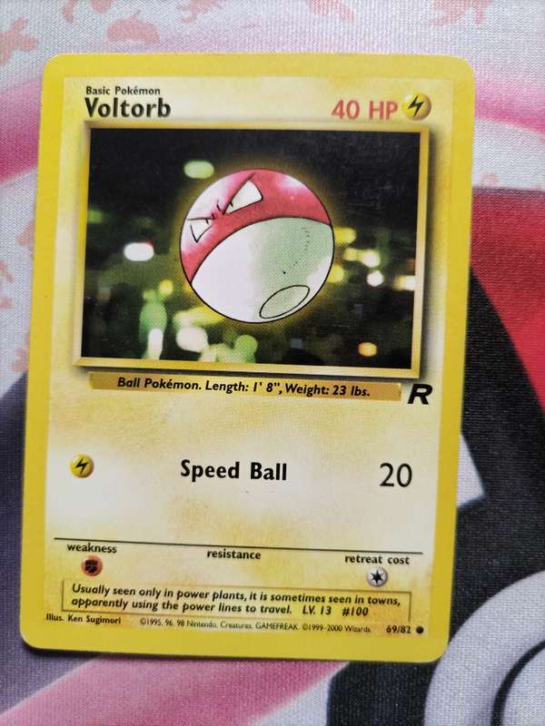 Pokemon Trading Card Game -  Voltorb #69 Pokemon Team Rocket - 5
