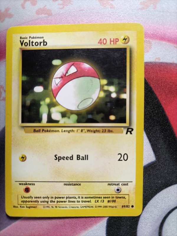 Pokemon Trading Card Game -  Voltorb #69 Pokemon Team Rocket - 4