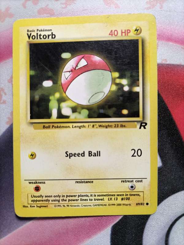 Pokemon Trading Card Game -  Voltorb #69 Pokemon Team Rocket - 2