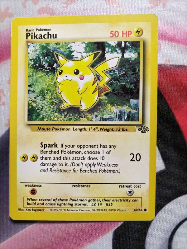 Pokemon Trading Card Game - Pikachu #60 Pokemon Jungle - 1