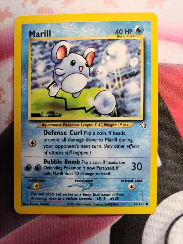 Pokemon Trading Card Game - Marill #66 Pokemon Neo Genesis