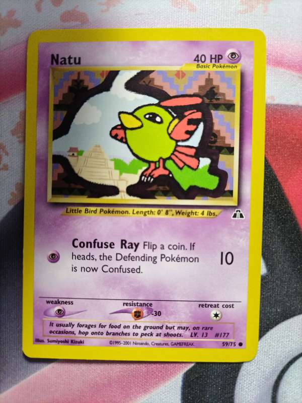 Pokemon Trading Card Game -  Natu #59 Pokemon Neo Discovery