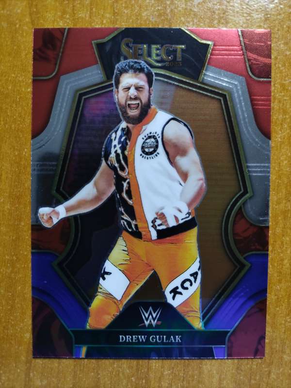 WWE Trading Cards - 2023 Panini Select WWE Red & Blue #113 Drew Gulak