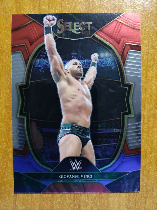 WWE Trading Cards - 2023 Panini Select WWE Red and Blue #42 Giovanni Vinci