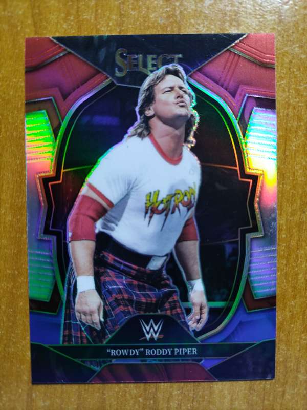 WWE Trading Cards - 2023 Panini Select WWE Red & Blue #27 "Rowdy" Roddy Piper