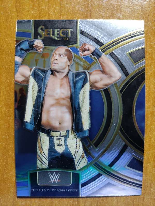 WWE Trading Cards - 2024 Panini Select WWE Premier Silver Prizm "The All Mighty " Bobby Lashley