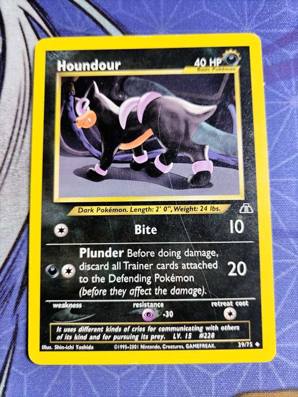 Pokemon Trading Card Game - Houndour #39 Pokemon Neo Discovery