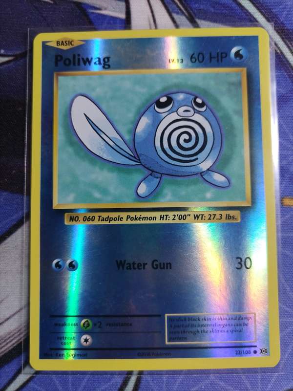 Pokemon Trading Card Game - Poliwag [Reverse Holo] #23 Pokemon Evolutions