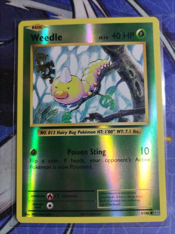 Pokemon Trading Card Game - Weedle [Reverse Holo] #5 Pokemon Evolutions