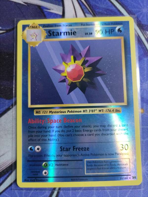 Pokemon Trading Card Game - Starmie [Reverse Holo] #31 Pokemon Evolutions