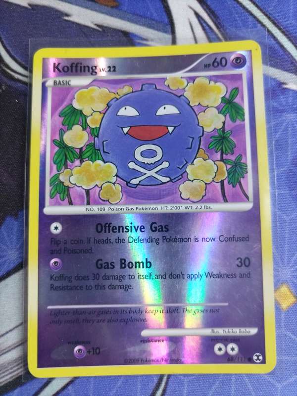 Pokemon Trading Card Game - Koffing [Reverse Holo] #68 Pokemon Rising Rivals